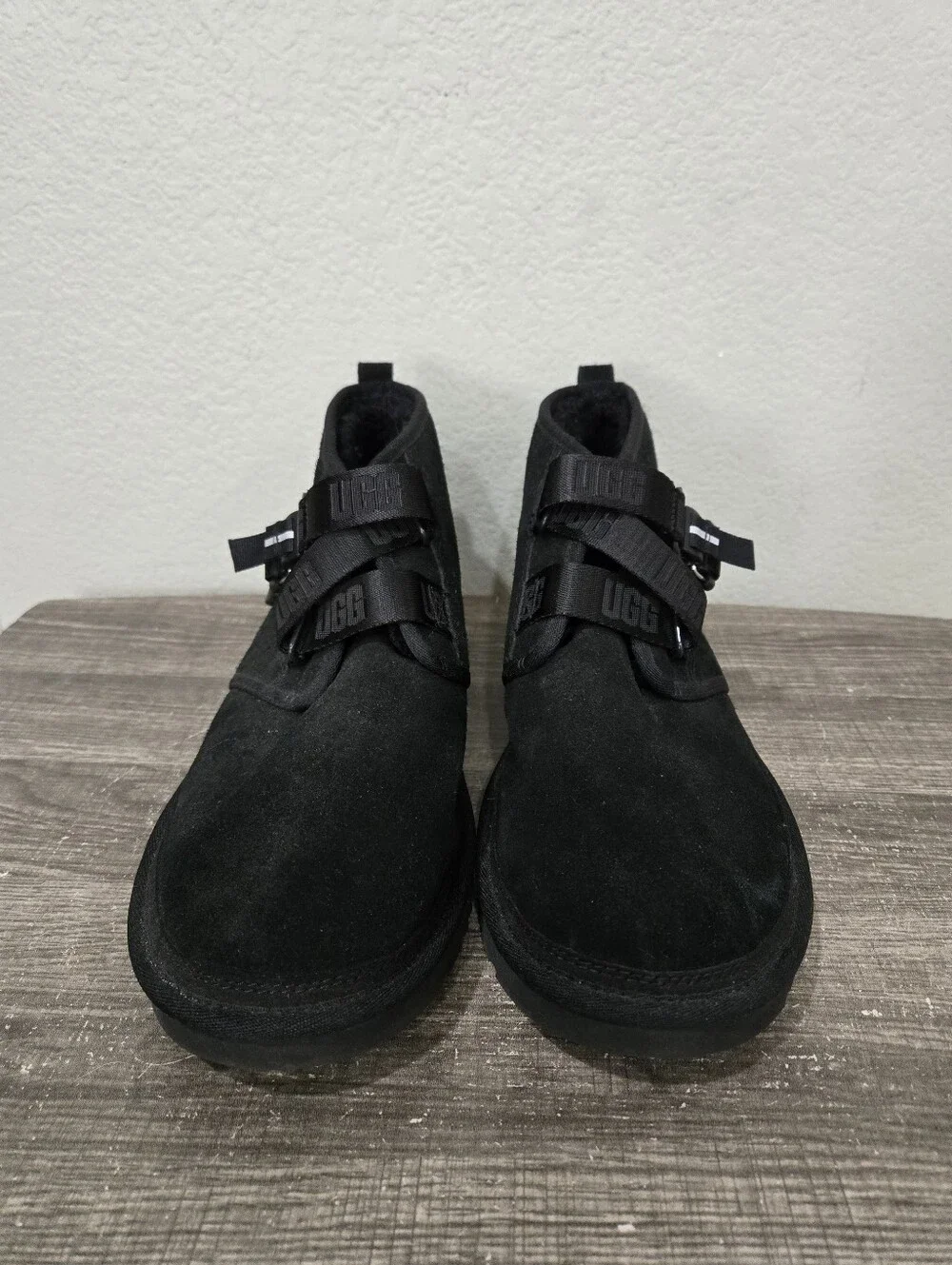 UGG Neumel Quickclick Chukka Black Men's Boots Size 12 S/N 1130720